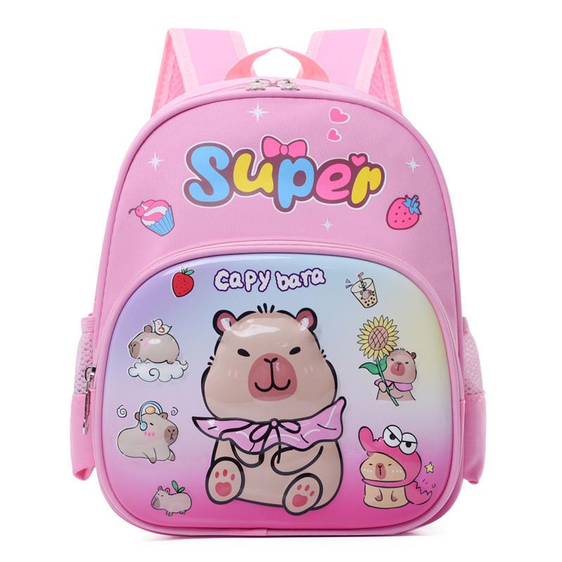 Kidfriendly Animated Backpack In Pink Purple Green And Blue For Use School