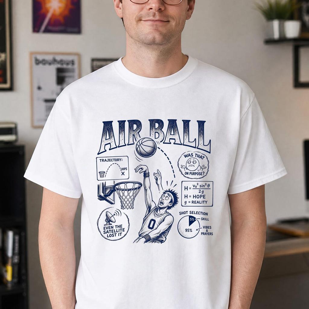 Funny Air Ball Shirt - Retro Basketball Gift - Sarcastic Air Ball Clothing