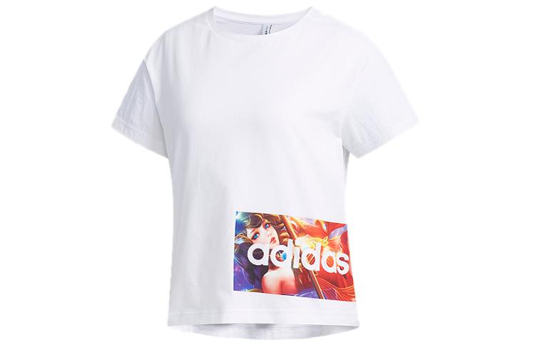 Adidas Neo x HONOR OF KINGS T Shirt Women s White FR7992 L