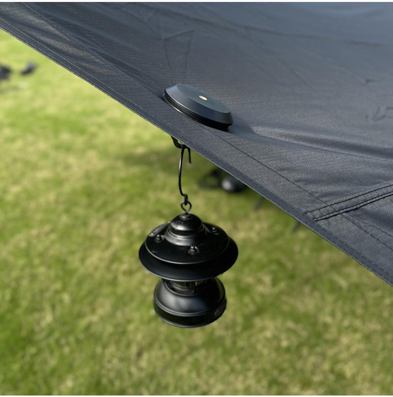 COOLCAMP Magnetic Suction Cup Hook for Tent Awning, Car Camping, Rope Fixing, and Light Hanging