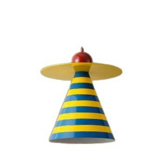 Mid-Century Modern Memphis Color Bedside Lamp: Minimalist Creative Circus Chandelier for Kids' Room or Study