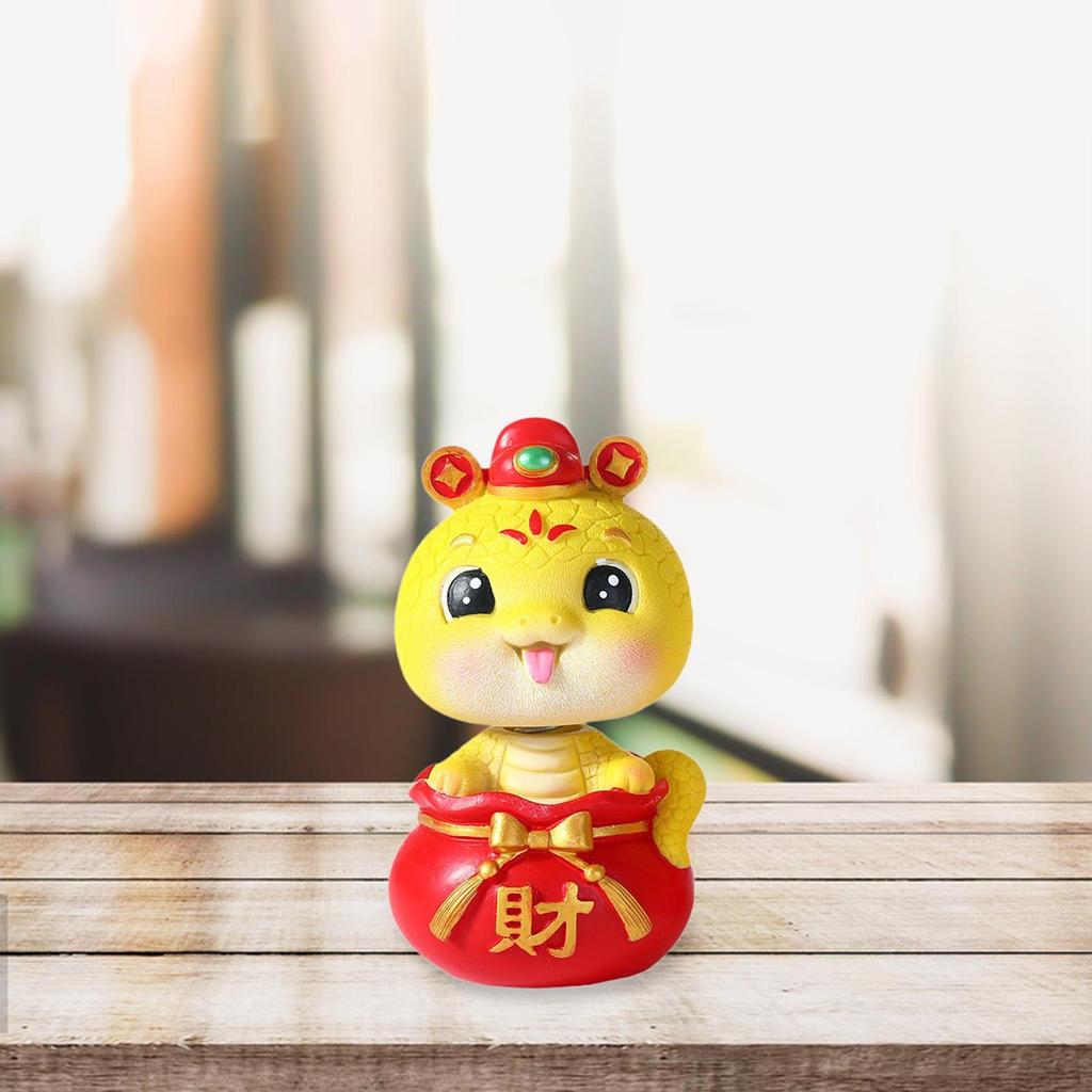 Animal Figurine Snake Decoration for Car, Resin Model Bedroom and Truck