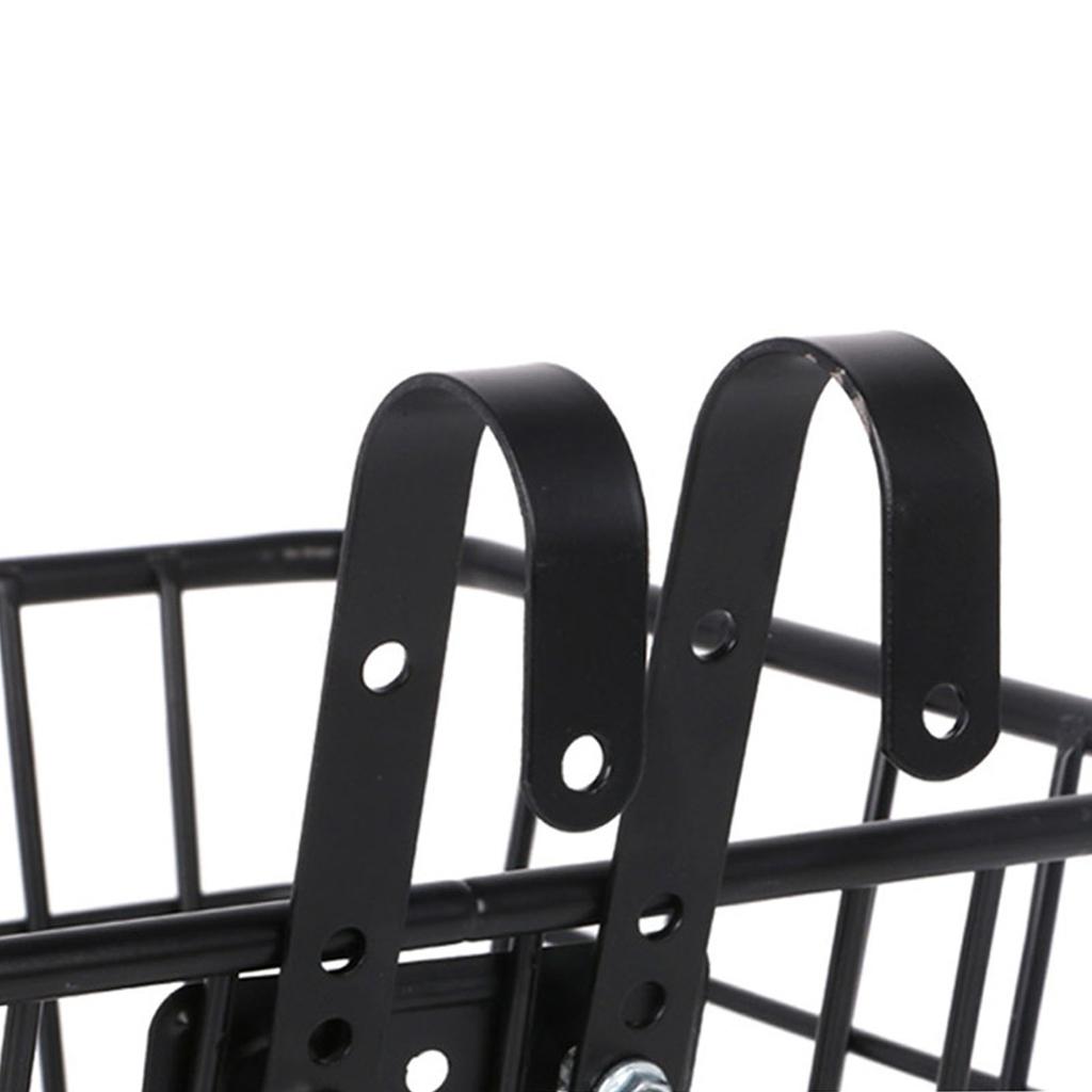 Fahrrad Frontkorb Haken Multifunktional Höhenverstellbar Abnehmbar Metall Schnellspanner Haken