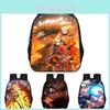 Mochila Naruto 15 polegadas Grande Capacidade Leve Tecido Oxford Bolsa Escolar Para Crianças