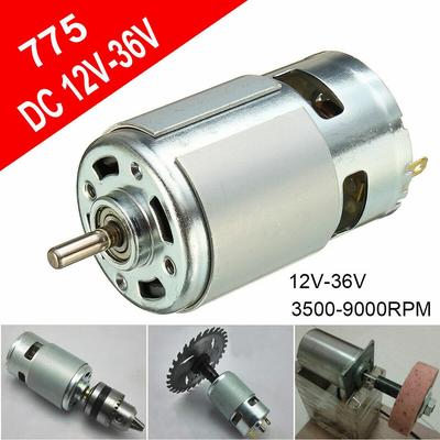 Motor 775 Controlador 3500-9000RPM Motor Rodamiento de Bolas