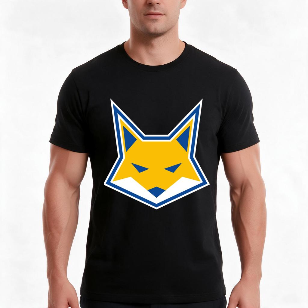 Fox Tshirt Summer Casual Cotton Tee Oversized Streetwear Tops Vintage Graphic Print Loose Fit Short Sleeve 100 Cotton