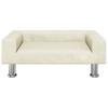 Kids Sofa Cream 70x45x26.5 Cm Velvet