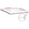 Mattress Protector White 140x220 cm