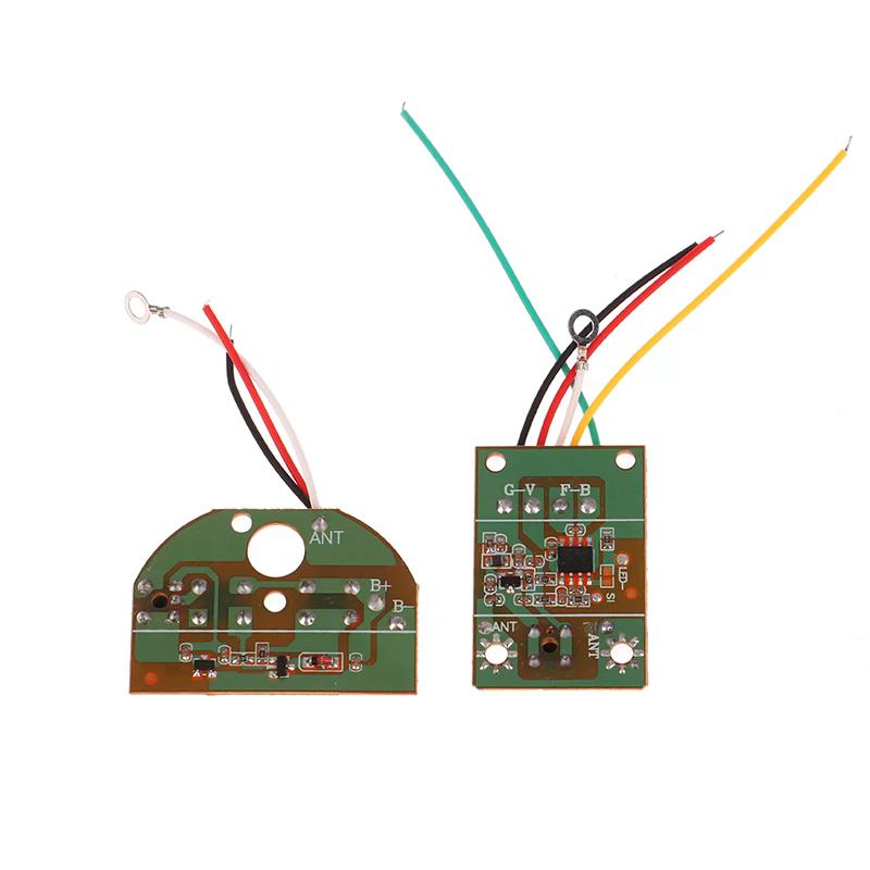 2ch Rc Remote Control 27mhz Circuit Pcb Transmitter and Receiver Board Radio System for Car Truck Toy durable good