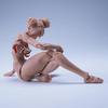 Scale Female Action Figure Art Model Doll with Ball Jointed Flexible Body for and Customization 1/12 - Drawing, Collecting, (Black Skin)