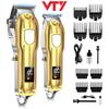 Electric Hair Clipper with Steel Blades & Digital Display – Rechargeable 808 Model for Cross-Border Salon & Home Use