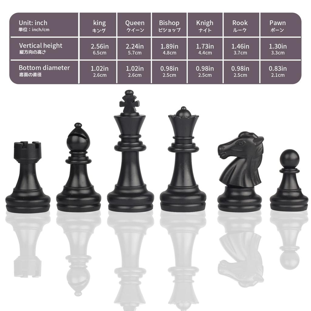 Andux Foldable Magnetic Board Multifunctional Chess 32x32x2cm Game, 3-In-1 Board, Chess, Backgammon, Checkers, CXYXQ-02 (L) 48812, L