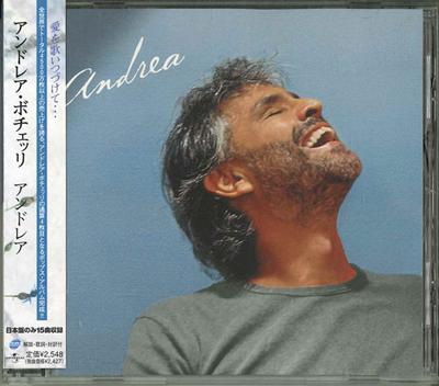 CD ANDREA BOCELLI - Andrea UICO1074 Sugar 2004 Japan Pop