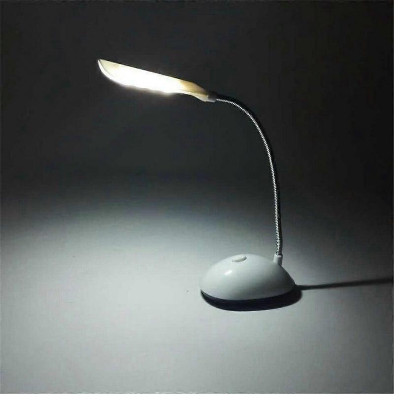 LED Light Table Lamp, Desk Lamp, Eye Protection Lamp, Reading 360 LED Rotating LED Light Table Lamp, White, 1 Pcs