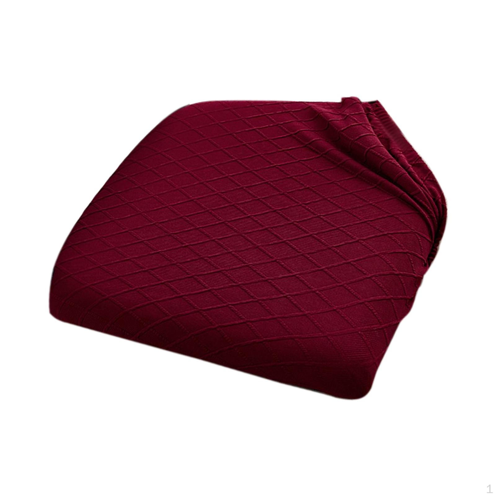 Chair Cover Elastic Seat Cushion Slipcovers Leakproof Protectors Washable Covers for Red