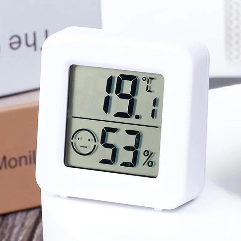6 ST Mini Digital Termometer Hygrometer Inomhustemperatur LCD Elektronisk Monitor Hygrometer Utomhus Rum Baby