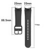Samsung Galaxy Watch 7/6/5 Pro & Watch 4 Silicone Buckle Strap