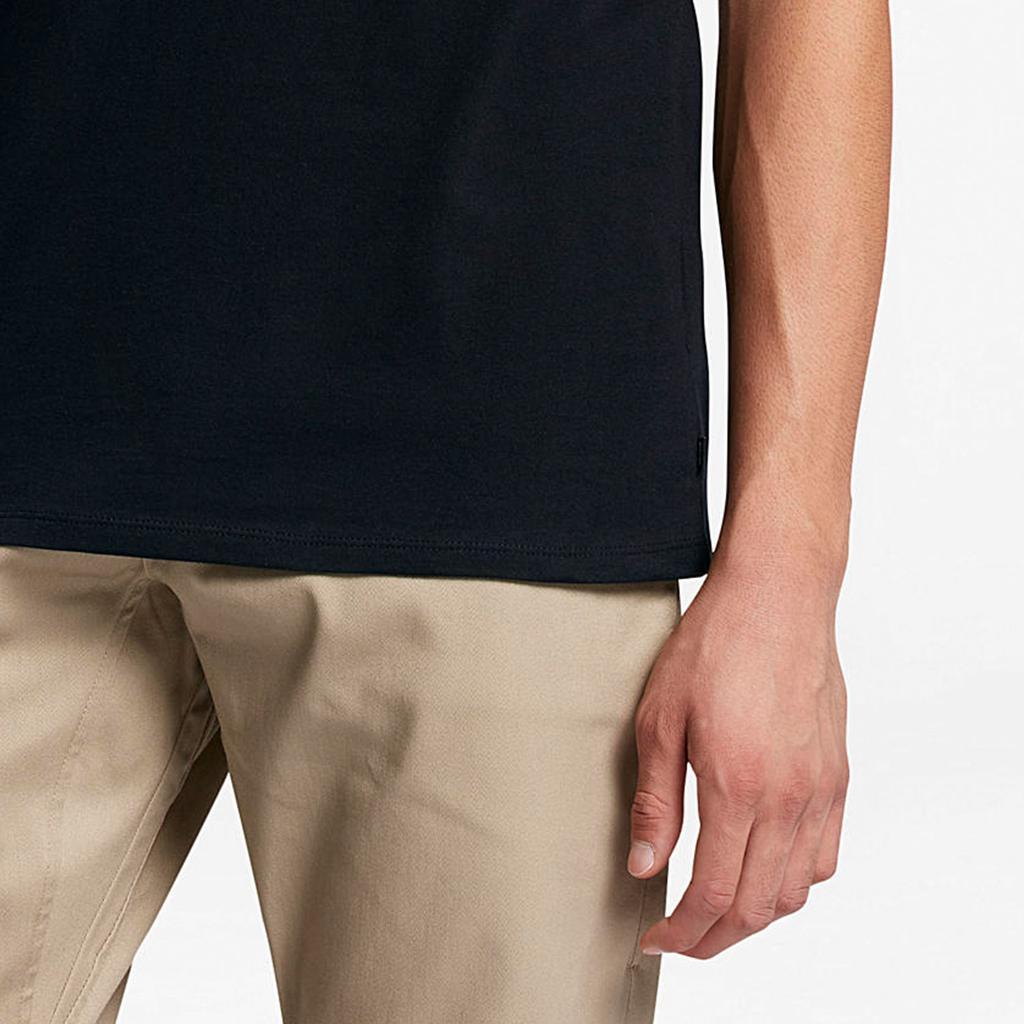 Nike Comfortable Soft Solid Color Breathable Short Sleeve T-Shirt Men Tops Black 844807-010