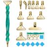 Diamant-Pinselset - Ein 19-teiliges Set lebendiger Farbverlaufswerkzeuge mit ergonomischen Griffen für präzises Diamantmalen