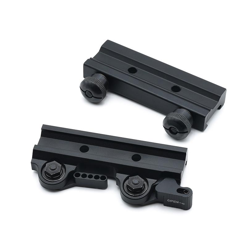 Tactical QD Mount LT100 and TA51 Flattop Thumbscrew Mounts Fit 20mm Rail ACOC Scopes Mount