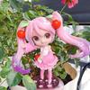 Anime Neue Hatsune Miku Figur Mini Charakter Ornamente Kawai Rosa Grün Hatsune Heim Schreibtisch Dekoration Erwachsenen Spielzeug Kind Geburtstagsgeschenk
