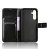 Flip Case for Samsung Galaxy A25 5G, Crazy Horse Wallet, Black
