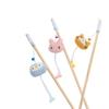 Animal Shape Cat-teasing Stick Wooden Pole Interactive Stick Cute Pet Supplies  Cat