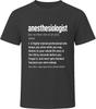Anesthesiologist Definition Funny Doctor Gift T Shirt