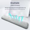 Memory Foam Wrist Support Mouse Pad & Silicone Keyboard Hand Rest