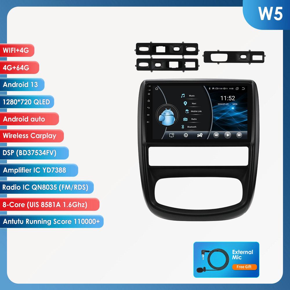 

Ossuret Intelligent Android Car Radio Player audio for Renault Duster 2010 - 2015 Nissan Terrano 3 2014-2022 wireless Carplay 2din GPS Multimedia W5 8Core 4G 64G