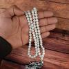 Certified Natural Rainbow Moonstone Mala Semi Precious Crystal Stone 6 Mm 108 Beads Jap Mala Necklace for Reiki Healing Stones