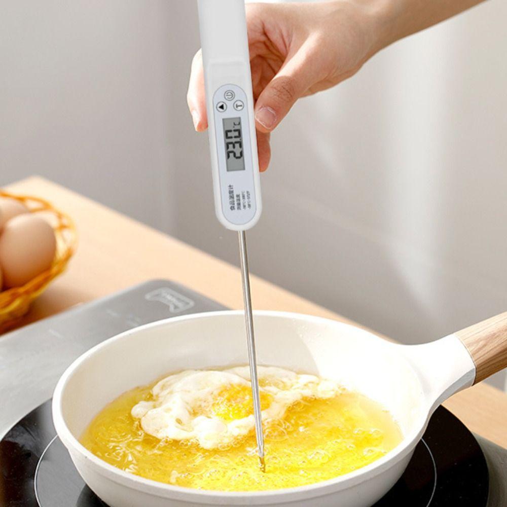 Foldable Digital  Food Thermometer High Accuracy Barbecue Thermometer  Baking