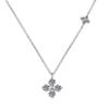 New Super Flash Large Four Leaf Clover Necklace, Ladies' High End Style, Flower Light Luxury Clavicle Chain