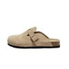 Flat bottom half tray slippers matte platform shoes single shoes new soft sole lazy beanie shoes