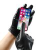 PU-Leder Herrenhandschuhe Winter Plus Samt Warmhalten Schwarz Touchscreen Fahrhandschuhe Dropshipping Fitnessstudio Handschuhe Herren Leder