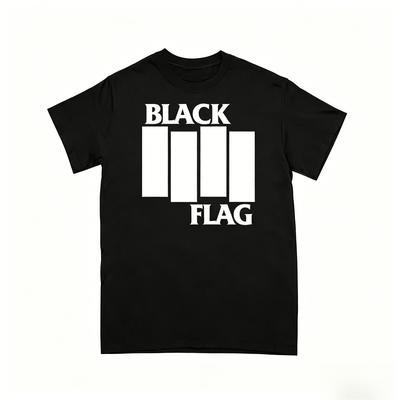 Black Flag American Pure Punk Rock Band Casual Unisex Cotton Tshirt Women Brand Unisex Outdoor Fashion Leisure