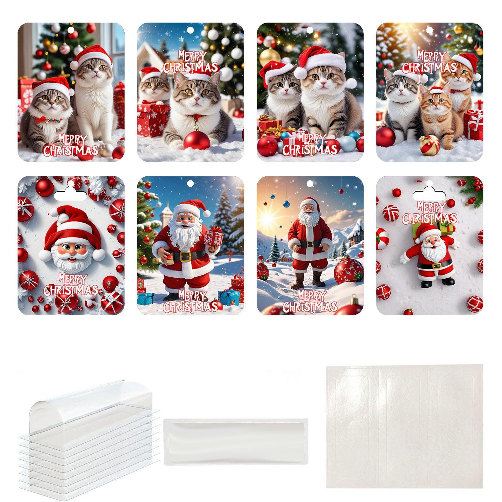 

Подвеска в виде кошелька в виде рождественской елки Подвеска-сюрприз в виде шара Набор для украшения вечеринки One Size красный