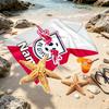 Custom Name Personalized RB Leipzig Print Beach Towel, for Trip Camping Beach Party Home Decor, Birthday Gift for Family & Friends