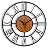 Metal Roman Number Decorative Wall Clock for Hall | Stylish Analog Hanging Wall Watch for Living Room, Bedroom, Kitchen, Drawing Room