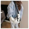 1Pc Solid Color Simple Large Capacity Korean Version of Foreign Style Leisure Bag New Versatile Ins Shoulder Messenger Bag Dumpling Bag