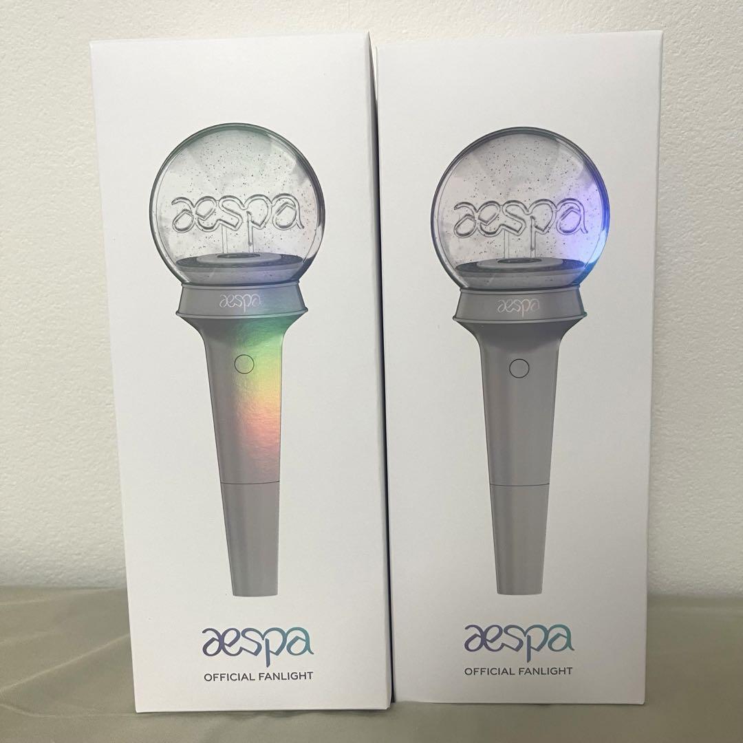 

[Б/У] официальный лайтстик aespa, набор из 2 штук