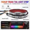 RGB Color Changing Brake Light Strip Waterproof Sealed Rear Light Bar  For Pickup Trucks