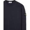 STONE ISLAND Garment Dyed Sweatshirt Navy Blue Men Tops 801563750-A0020