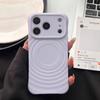 For Magsafe Water Ripple Soft Case for iPhone 17 Pro Max Air Magnetic Candy Solid Color Bumper Shockproof Cover for iPhone 17Pro