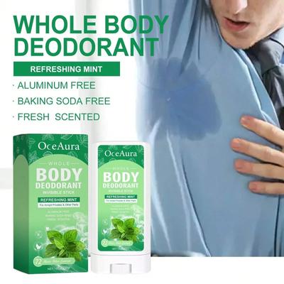 Mint Body Deodorant Stick 15g Bad Smell Retention Anti Sweat Underarm Odor Reduction Full Body Fragrance Eliminate Portable