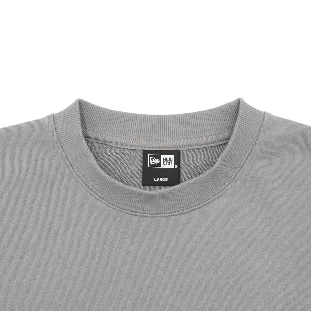 NEW ERA Sweatshirt Crew Neck Box Logo Embroidery Misty Morning XXL