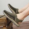 Summer Round Toe  Hollow - Out Beach Sandals Hand - Braided Breathable Flat Shoes Size 38 - 45 Comfortable Outdoor Men's Shoes