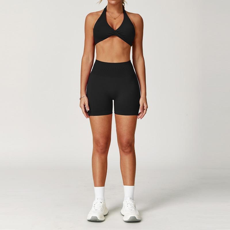 Winter tight back yoga suit quick-drying fitness suit outdoor running sports suit women S