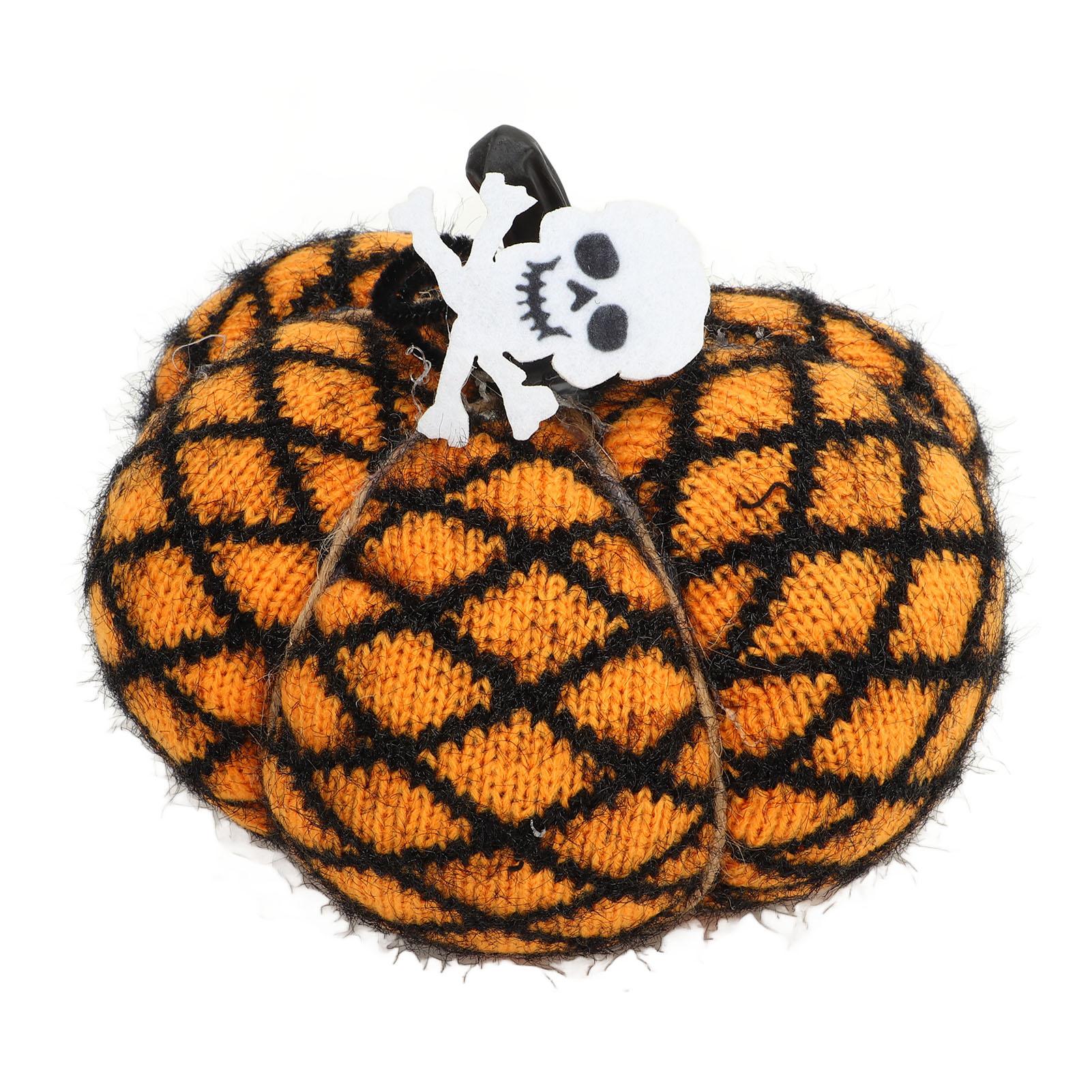 

Декоративная тыква из ткани, изысканная мягкая тыква из полиэстера и шерсти для вечеринки в честь Дня благодарения и Хэллоуина Yellow