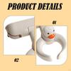 Bath Stand Hug Adjustable Foldable Ergonomical with Suction Cups Smooth Handles for Tub